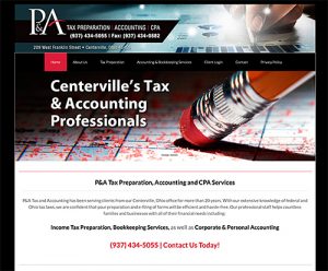P&A Taxes web site